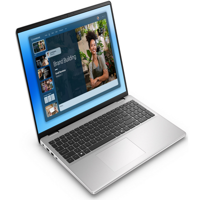 Dell 16 ლეპტოპი Silver — წინა ხედი