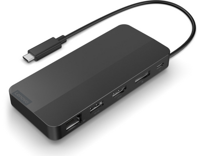 Lenovo USB-C Dual Display Dock — წინა ხედი