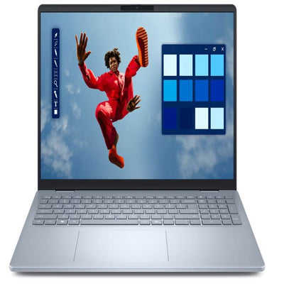 Dell 16 Plus ლეპტოპი Ice Blue — წინა ხედი