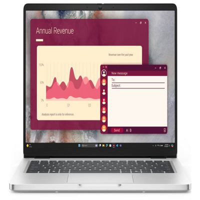 Dell Pro 14 ლეპტოპი — წინა ხედი