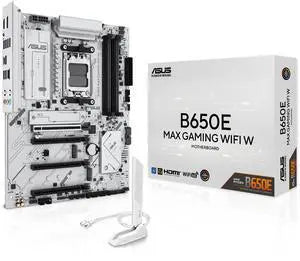 Asus X870 MAX GAMING WIFI 7 White Motherboard AM5 — X870 White Gaming დედაპლატა
