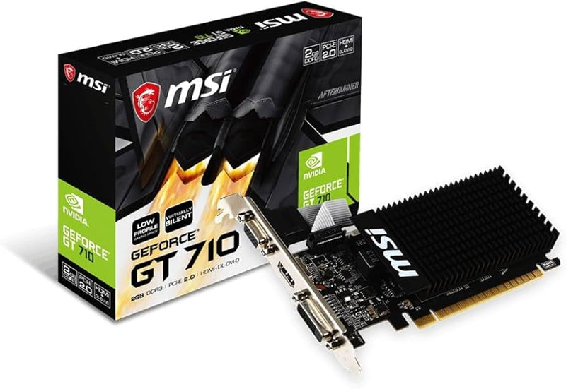 MSI GeForce GT 710 2GD3H LP 2GB — Low Profile ვიდეო ბარათი