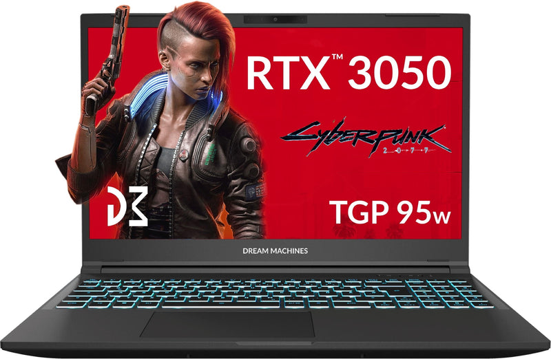 Dream Machines RG3050-15 — i7-13620H, RTX 3050 გეიმინგ ლეპტოპი