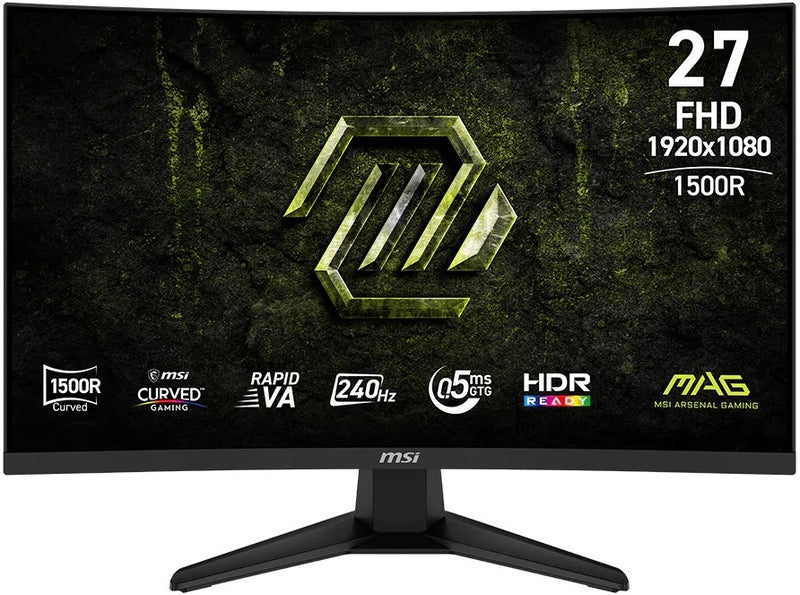 MSI MAG 275CF-X24 27" 240Hz მონიტორი