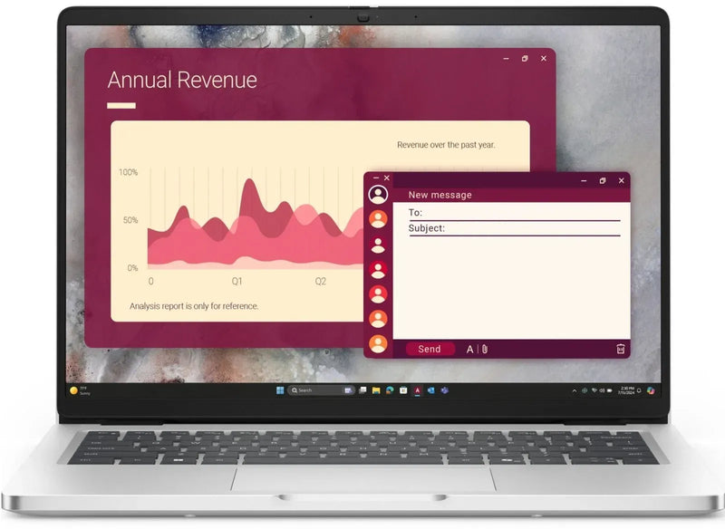 Dell Pro 14 FHD+ — Ultra 7 255U, 32GB, Ubuntu ლეპტოპი