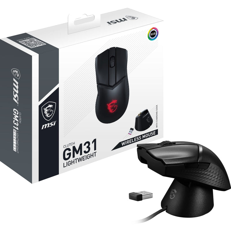 MSI Clutch GM31 Lightweight Gaming Mouse — Lightweight მაუსი