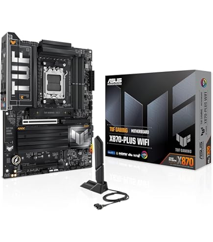 Asus TUF GAMING X870E-PLUS WIFI 7 Motherboard AM5 — X870E TUF დედაპლატა
