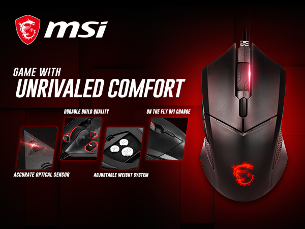 MSI Clutch GM08 Gaming Mouse — გეიმინგ მაუსი