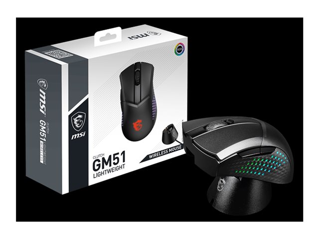 MSI Clutch GM51 Lightweight Wireless Gaming Mouse — Wireless მაუსი