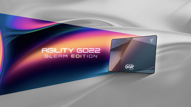 MSI AGILITY GD22 Gleam Edition Gaming Mouse Pad — mousepad