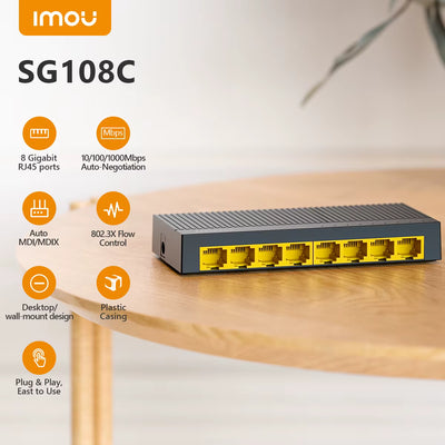 Imou SG108C 8-Port Gigabit Network Switch