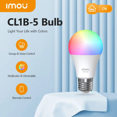 Imou CL2B Wi-Fi RGB LED Smart Bulb E27 — Smart Home ნათურა