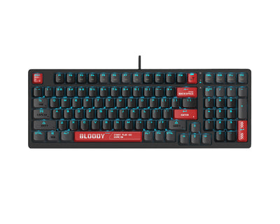 A4Tech Bloody AT98 Alpha Optical Keyboard Bloody Red — Full-Size კლავიატურა