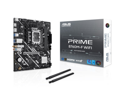 Asus PRIME B760M-F WIFI DDR5 LGA1700 Motherboard — დედაპლატა WiFi