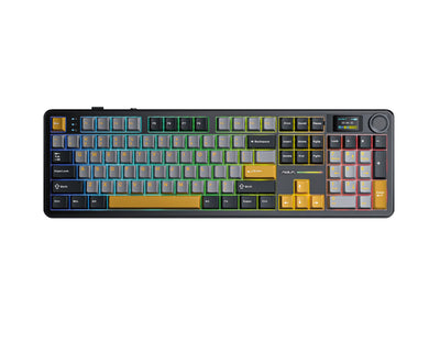 AULA F108 PRO Tri-Mode RGB Mechanical Keyboard — Wireless გეიმინგ კლავიატურა