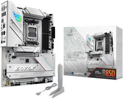 Asus B850 MAX GAMING WIFI White Motherboard AM5 — B850 Gaming დედაპლატა