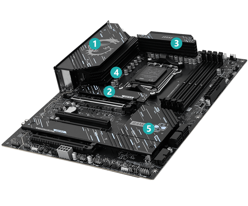 MSI X870 GAMING PLUS WIFI Motherboard AM5 — X870 Gaming WiFi 7 დედაპლატა