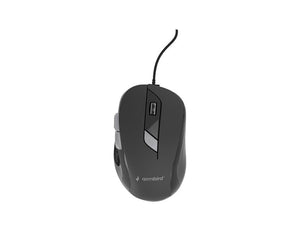 Gembird MUS-6B-01 Wired Optical Mouse Black