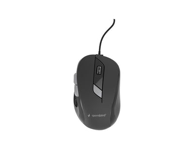Gembird MUS-6B-01 Wired Optical Mouse Black