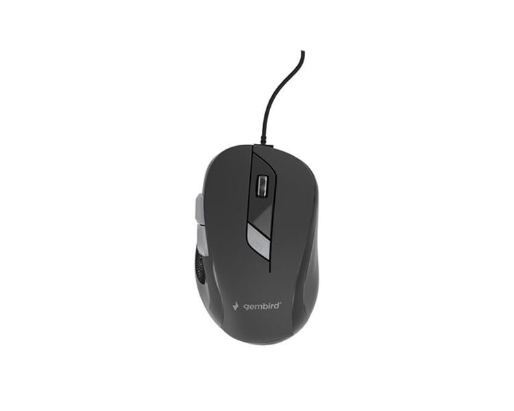 Gembird MUS-6B-01 Wired Optical Mouse Black
