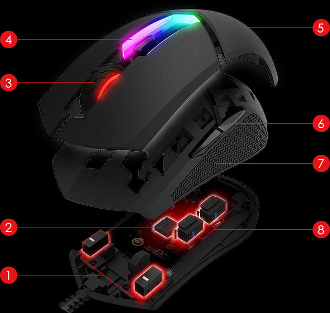 MSI Clutch GM30 Gaming Mouse RGB — გეიმინგ მაუსი