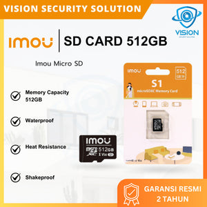 Imou MicroSD 512GB ST2-512-S1 IP კამერებისთვის