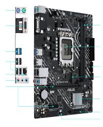 Asus Prime H610M-F D4 R2.0 Motherboard LGA1700 DDR4 — დედაპლატა