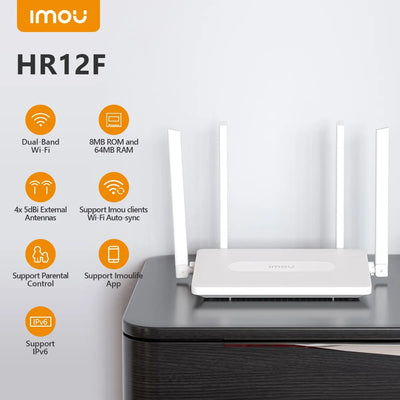 Imou HR12F AC1200 Dual-Band Wi-Fi Router — WiFi Router
