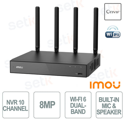 Imou NVR-N110W 10-Channel Wireless NVR — ვიდეო ჩამწერი