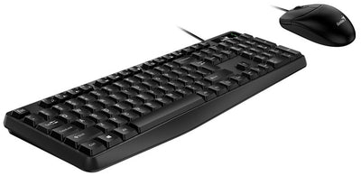 Genius KM-170 USB Keyboard + Mouse Combo Black — კლავიატურა + მაუსი
