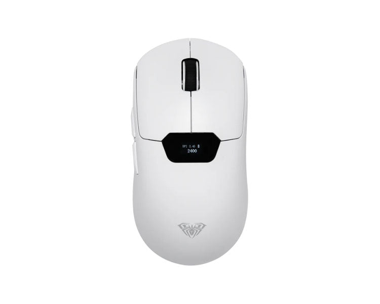 AULA SC390 Wireless Gaming Mouse with Smart Display White