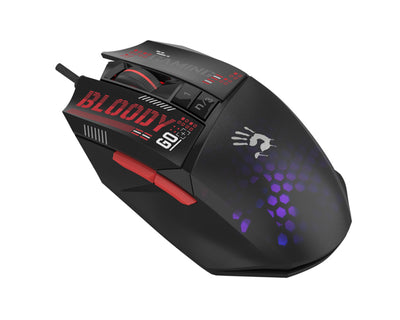 A4Tech Bloody W60 Max Mini RGB Gaming Mouse Black